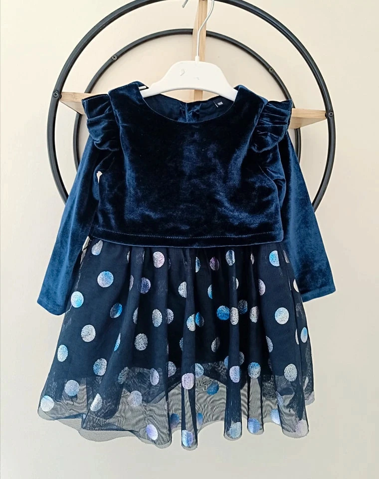 18 mois robe bi matière